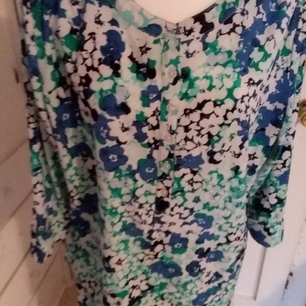 Croft & Barrow 3/4 length sleeves Blouse